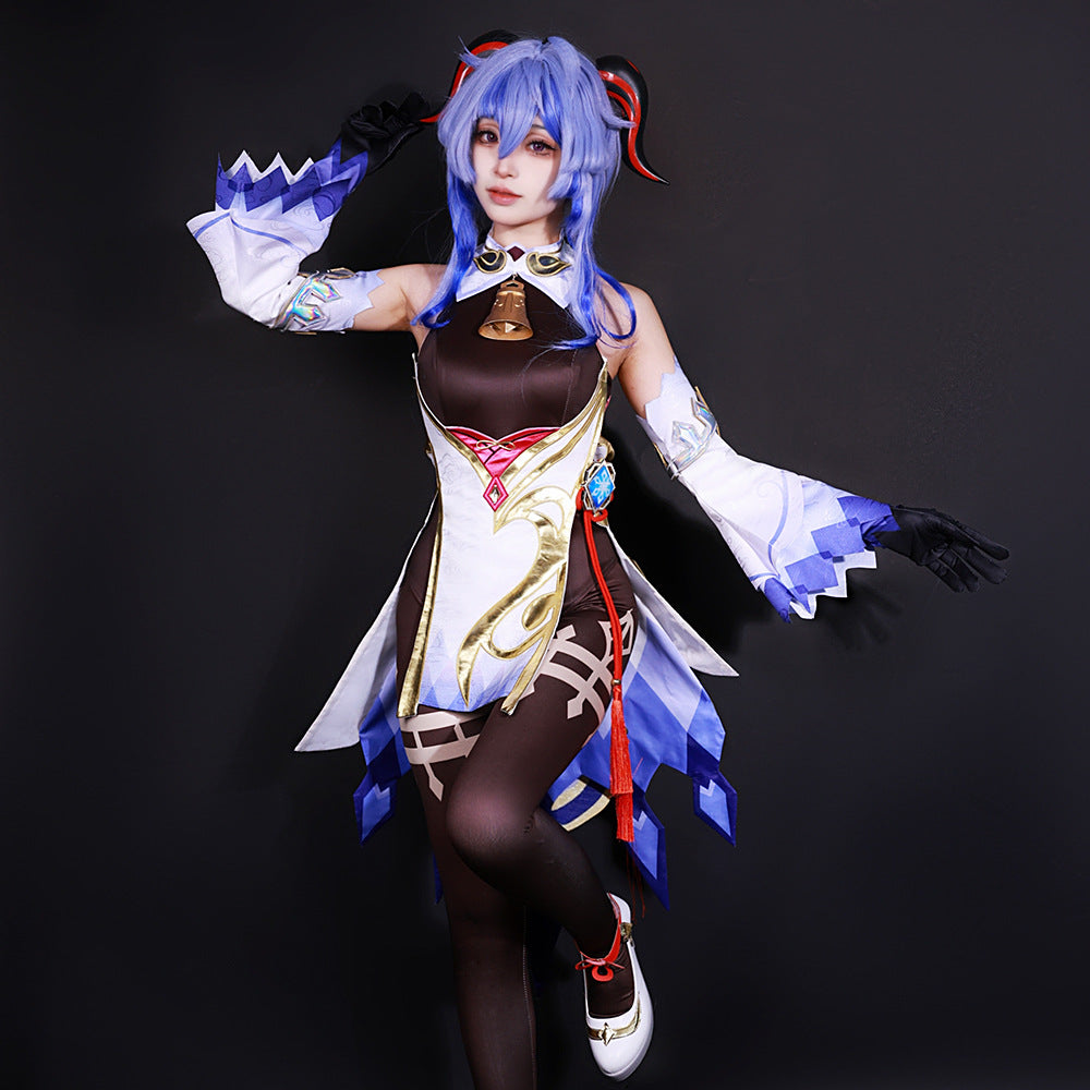 Genshin Impact's high matching Ganyu cosplay game costume: Li Yue, the imperial sister of the Chinese style, Miss Ganyu, cos, female