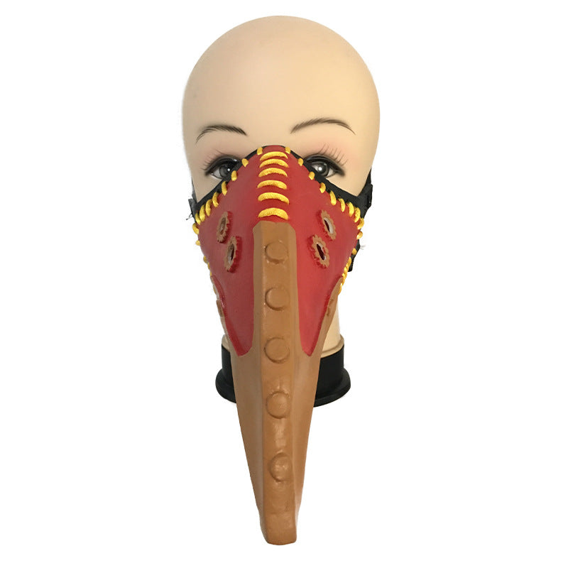 My hero academia crow master mask plague doctor beak new latex Halloween peripheral props face mask