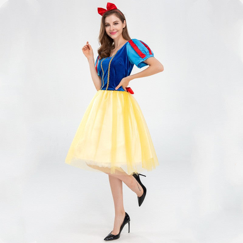 Halloween Annual Meeting Snow White Stage Art Performance Snow White COS Costume Gift Costume