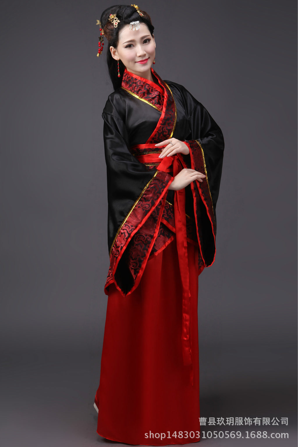Ancient Costume Tang costume Han costume female Tang dynasty trailing Imperial Concubine costume wedding clothes fairy suit beautiful Princess performance fee costume ancient