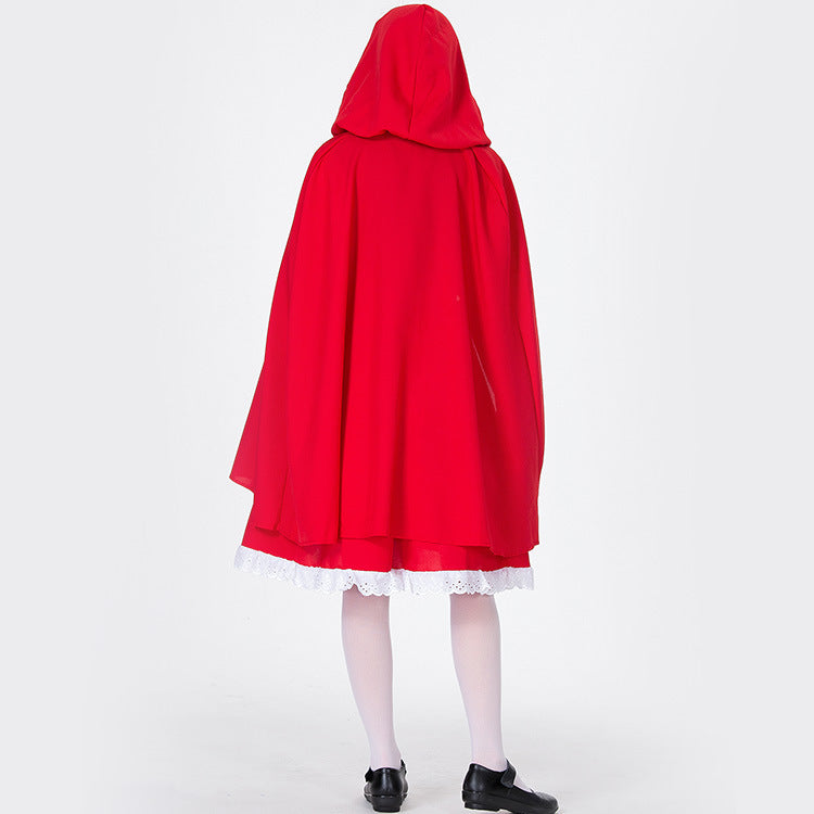 Halloween Little Red Riding Hood cosplay costume cute maid costume fairy tale story adult performance costume