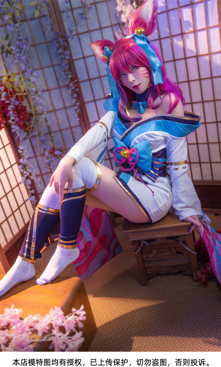 LOL League of Legends Soul Lotus cosplay costume Nine Tailed Fox Ali cosplay costume