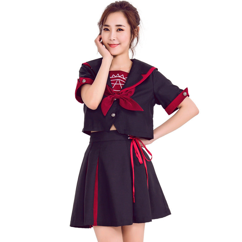 Halloween costume JK pleated student uniform set stage costume