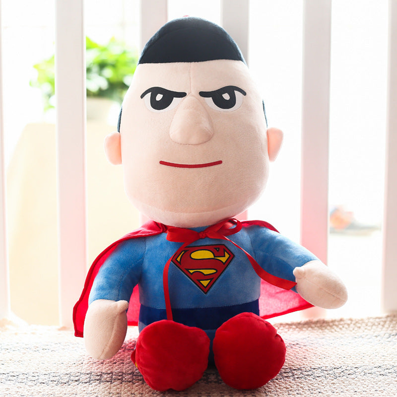 Avengers doll hero plush toy prize claw doll Spider-Man Iron Man Captain America doll