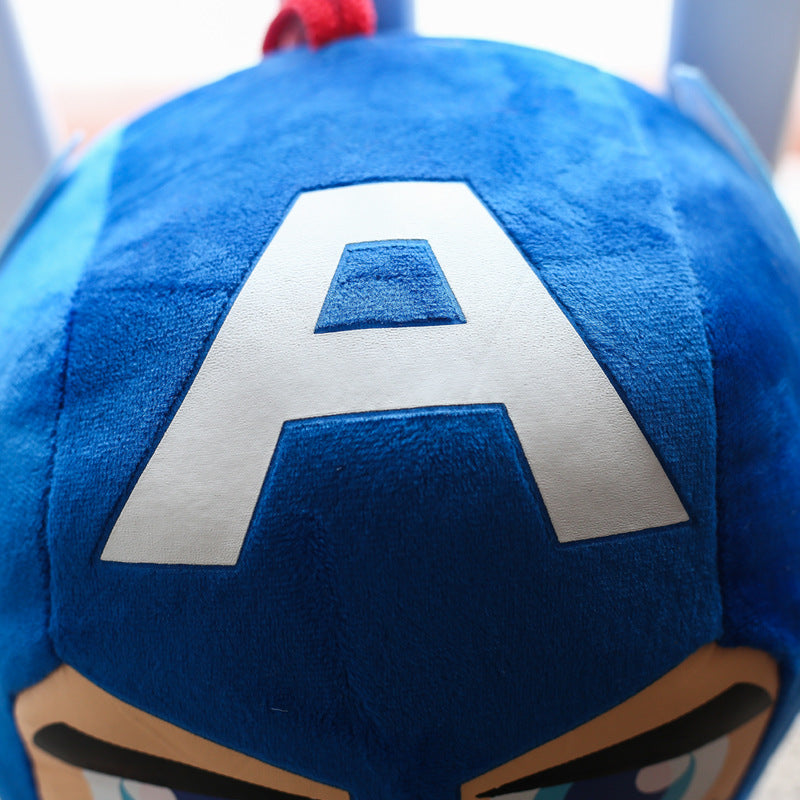 Avengers doll hero plush toy prize claw doll Spider-Man Iron Man Captain America doll