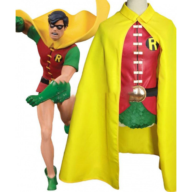 DC Comics Robin Costume Roleplay Outfit Marvel Robin Halloween Stage Performance Costume Wholesale