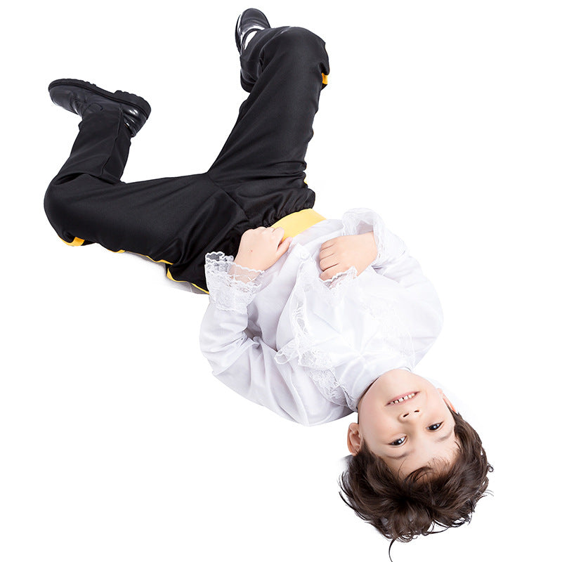 New Pixel children's Prince King costume boy parent-child Halloween costume European and American anime role-playing costume