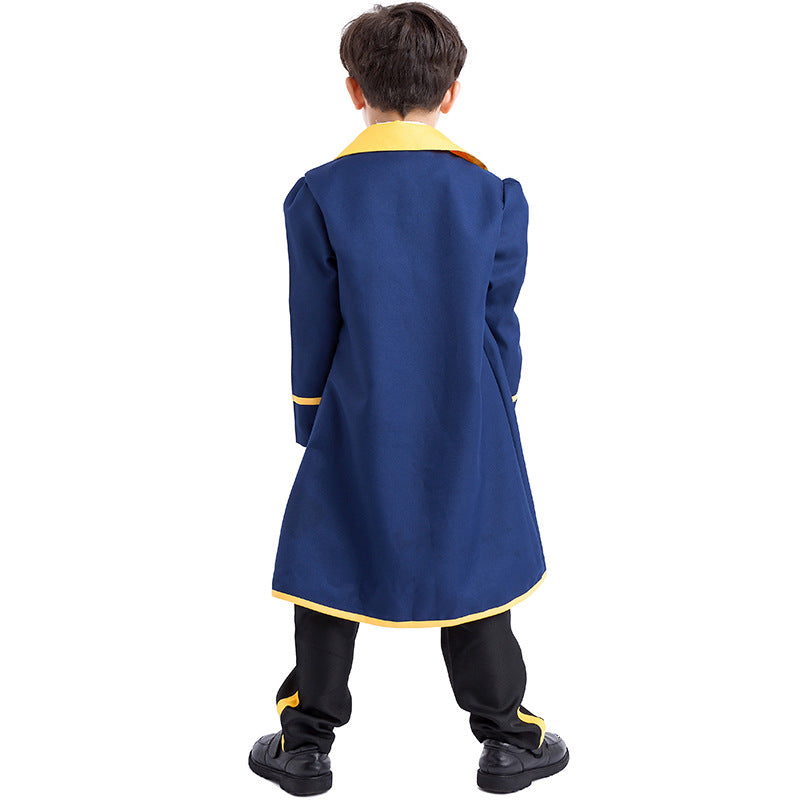 New Pixel children's Prince King costume boy parent-child Halloween costume European and American anime role-playing costume