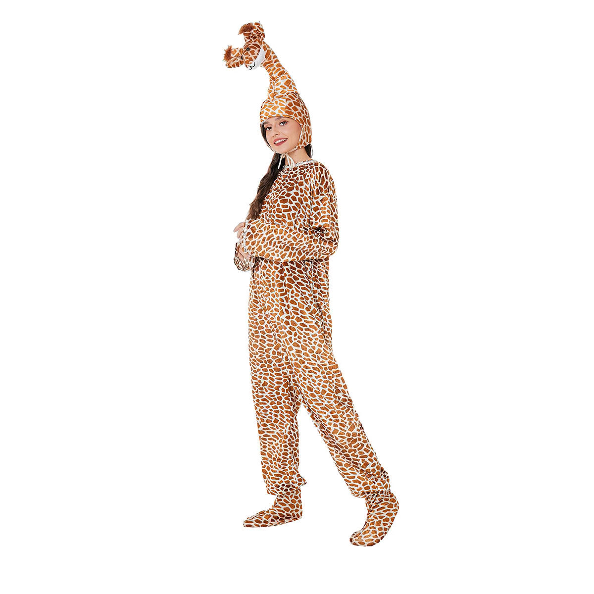 Zhumilian Parent-Child Halloween Party Women's Animal Costume Adult Giraffe Performance Costume