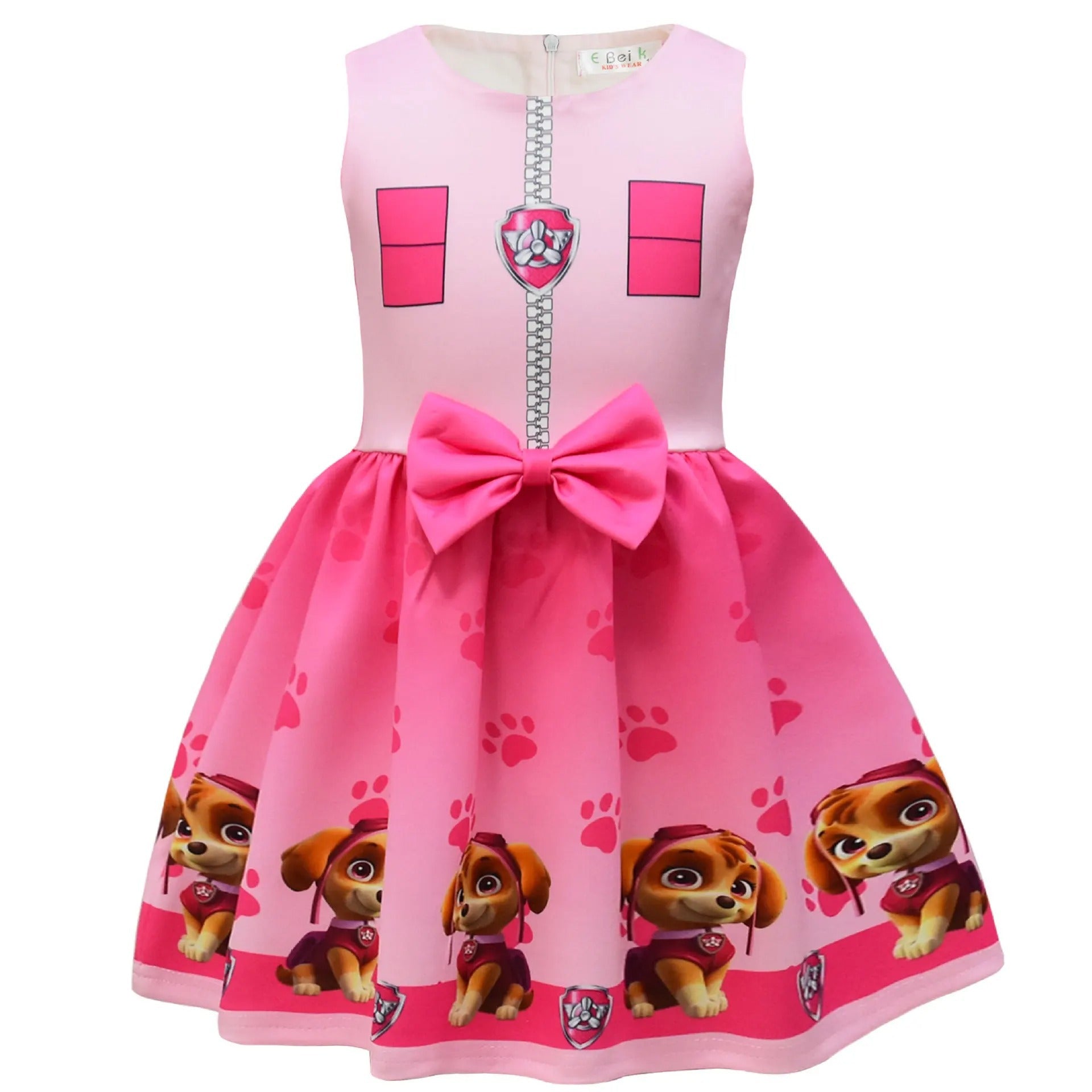 Halloween Cosplay Dress with Cape and Mask for Kids Costume Party