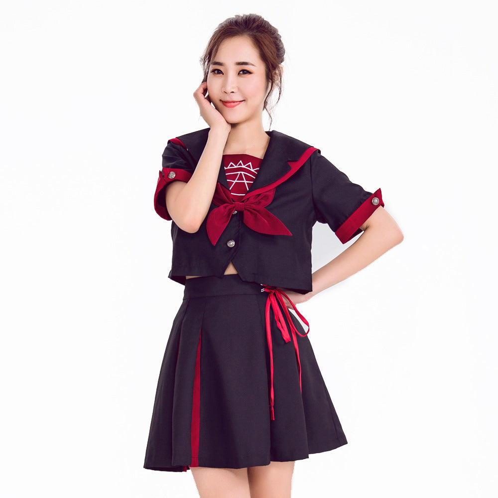 Halloween costume JK pleated student uniform set stage costume