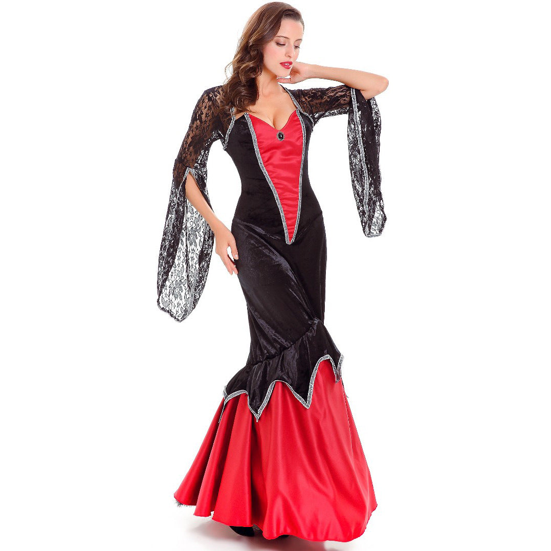 Halloween Vampire Ball Queen Costume