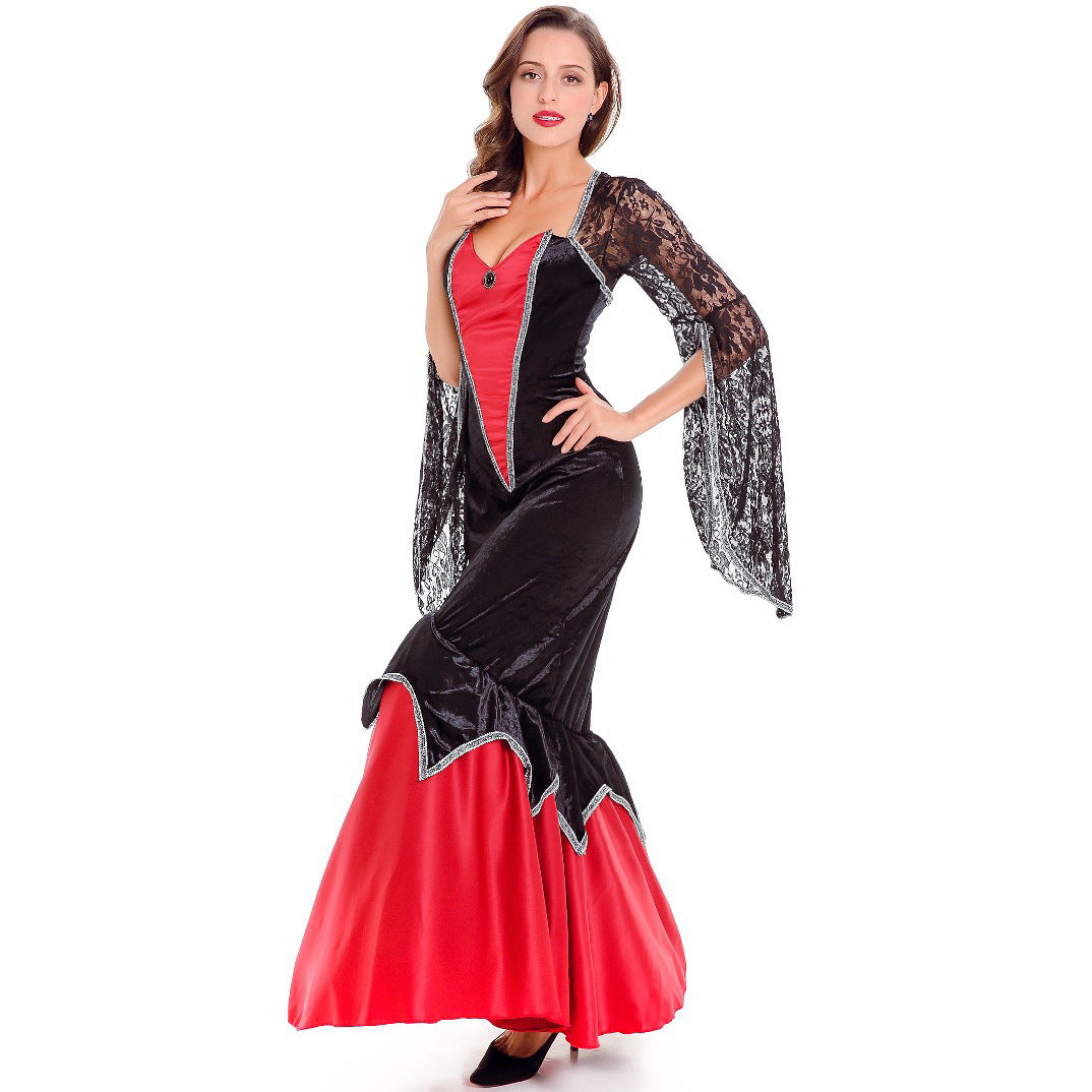 Halloween Vampire Ball Queen Costume