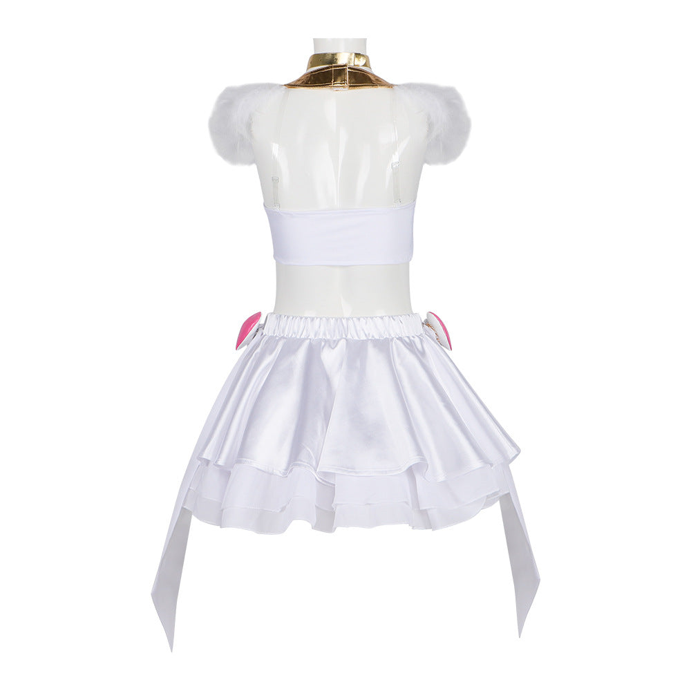 Strap Socks Angel Cosplay Costume Pandi Transformation Outfit St. Joan Battle Costume Cosplay Stage Performance Costume