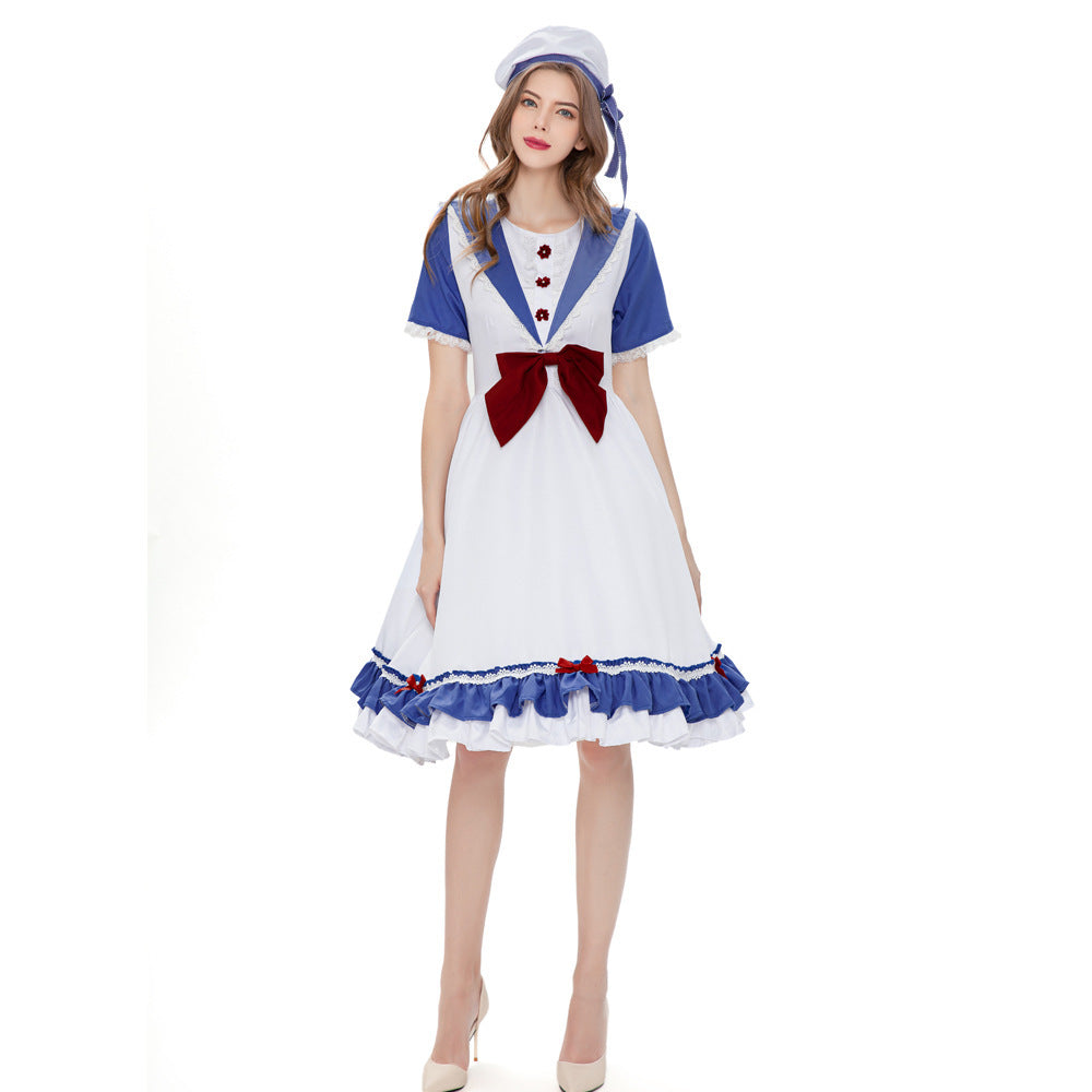Halloween costume Alice Lolita cosplay maid costume Lolita anime dress