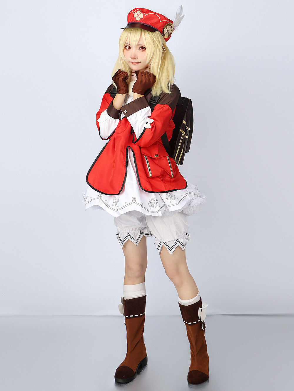 Genshin Impact cosplay Luoli Animation Game Westwind Knight Tuanhua Keli cos Clothing Children Adult Suit