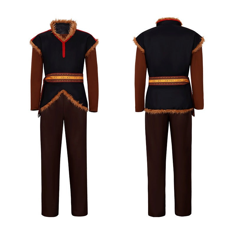 Halloween party Frozen Christopher cosplay costume movie character prince costume performance costume