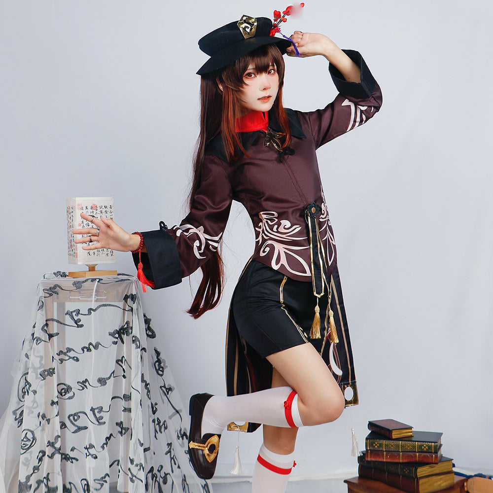 Genshin Impact cosplay women's anime game animation Luoli's death hall master walnut cos suit