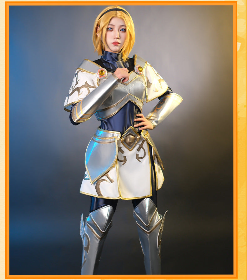 League of Legends cosplay costume, Radiant Girl, Lacus cosplay costume, anime game, C-suit, women's clothing