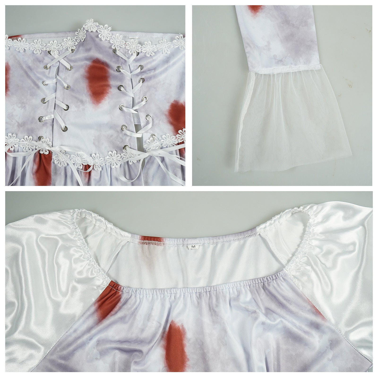 Halloween Cosplay Costume Ghost Bride Hell Goddess Women's Zombie Game Uniform Cosplay Stage Performance Costume