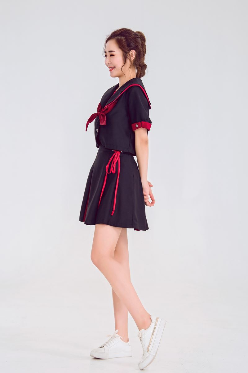 Halloween costume JK pleated student uniform set stage costume