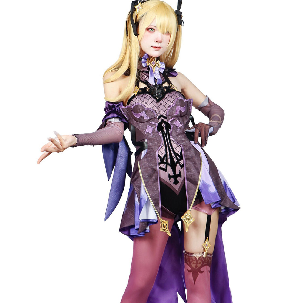 Anime Genshin Impact fischer cos clothes crime breaking royal daughter original skin cospaly game animation full set of clothes