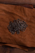 Ring For Eyelet D:6,9 mm; L:0,7 mm; U:11,5 mm Iron/Brass Antique