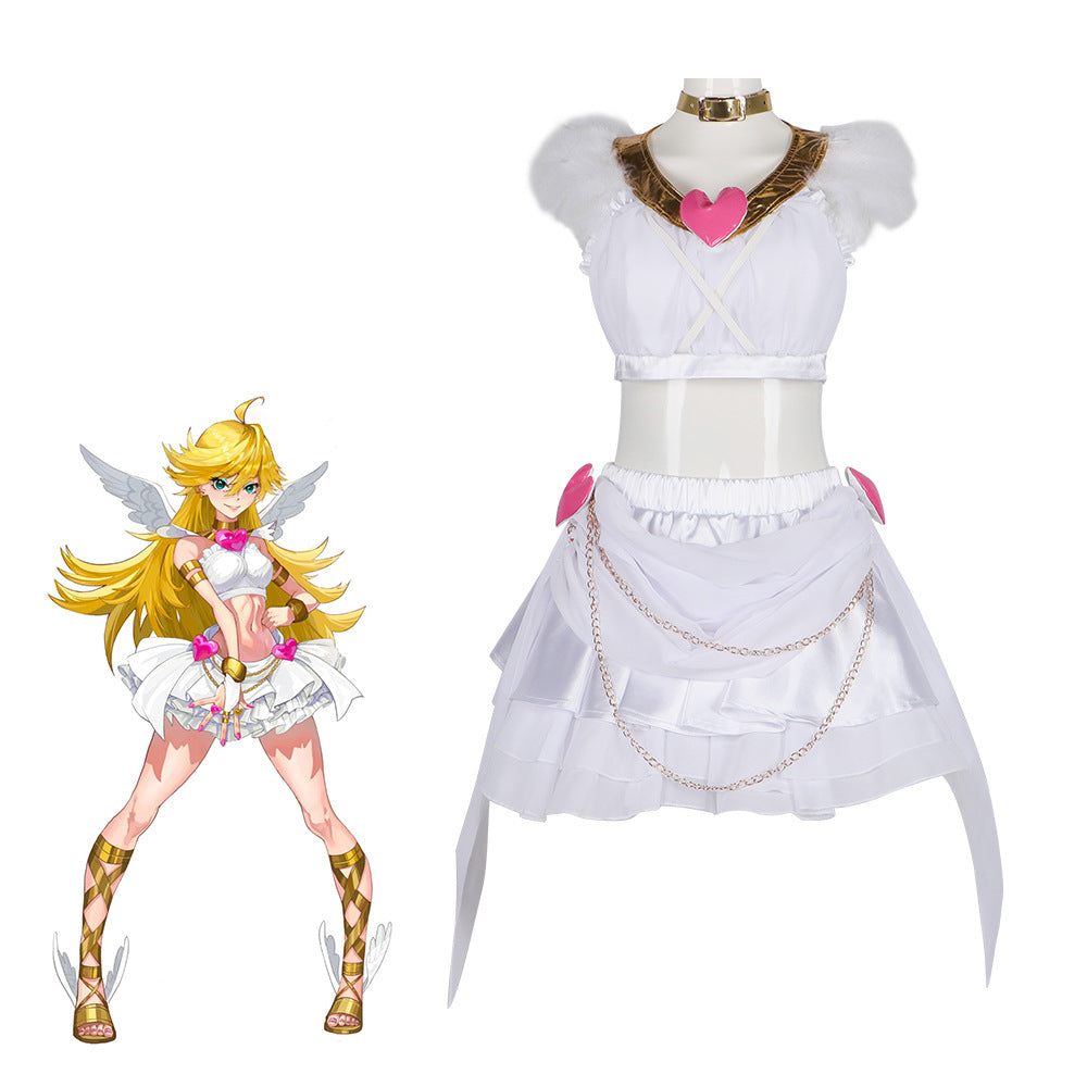 Strap Socks Angel Cosplay Costume Pandi Transformation Outfit St. Joan Battle Costume Cosplay Stage Performance Costume