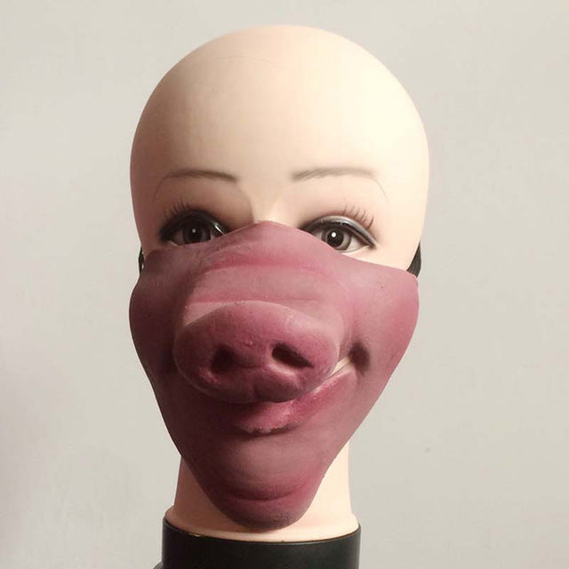 Funny Adult Party Mask Latex Clown Cosplay Half Face Horrible Scary Masks Masquerade Halloween Party Decor Halloween