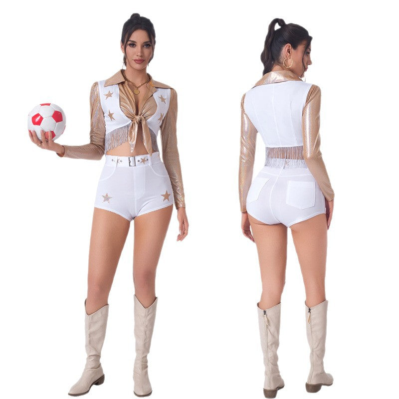 Cheerleader Cosplay Sexy  Adult Stage Performance Costume