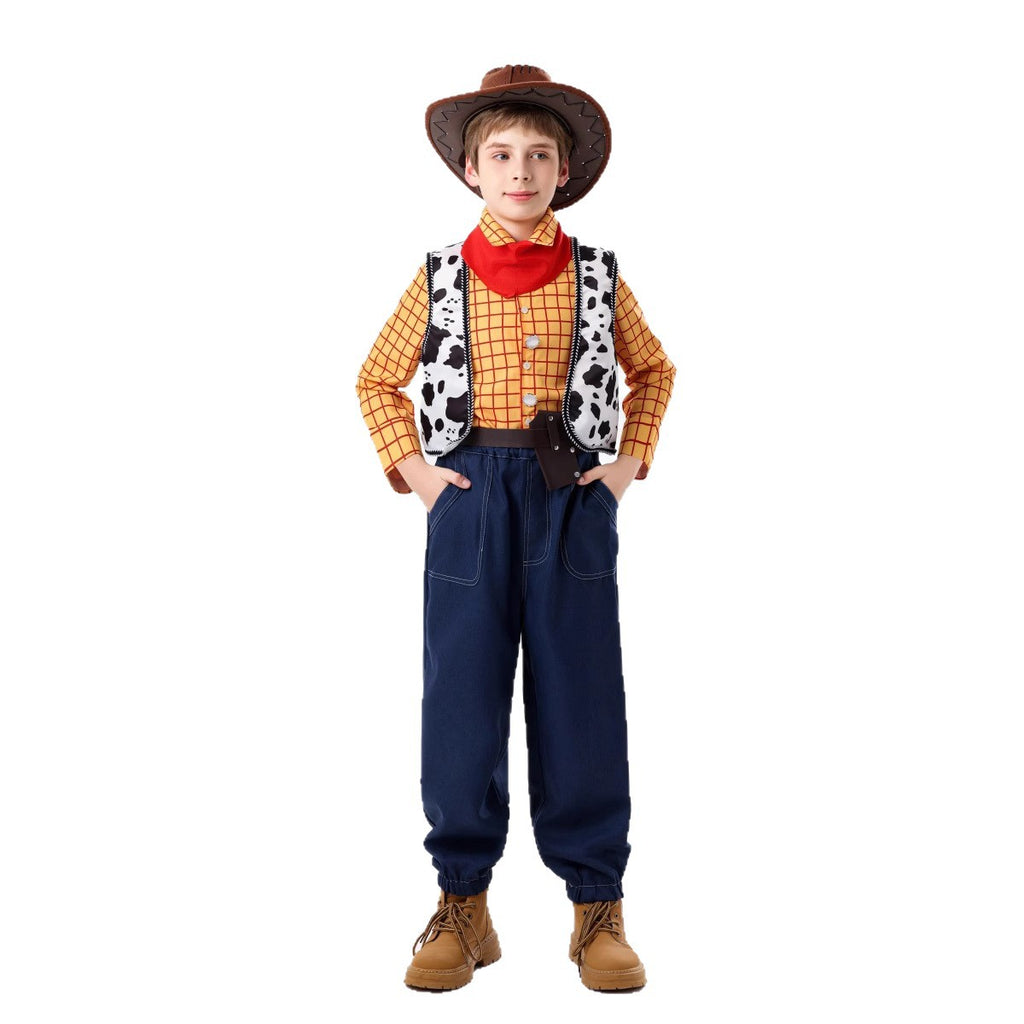 Copy of Children's Day Cosplay Woody Long Sleeve S Toy Story Character Stage Performance Costume