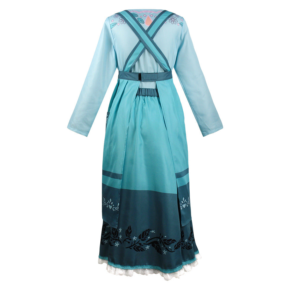 Halloween Encanto Cosplay Costume Mirabel's Mother Julieta Set Women's Costume Performance Dress