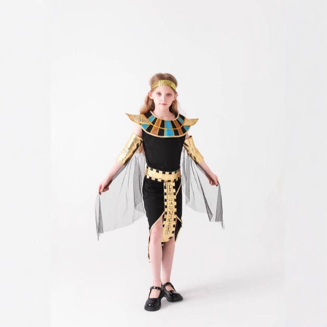 Cosplay Costume Children's Halloween Costume Egyptian Pharaoh Costume Role Play Costume In Stock Manufacturer