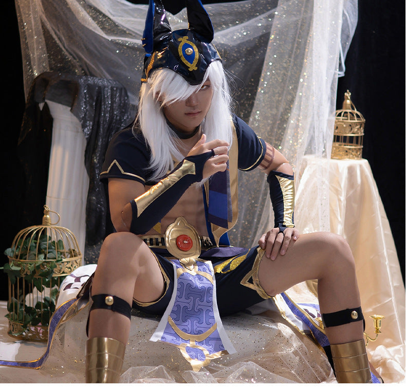Genshin Impact Sanuo Cos Clothes High Wind Discipline Officer Su Micantis Complete Game Cosplay Clothes Male