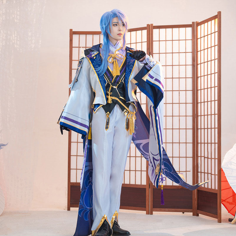 Genshin Impact Shenli Ayanami COS Clothes Pan Ji Ye Shou Dao Wife City Game Complete Kamisato Ayaka Cosplay Clothes