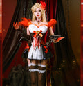 LOL League of Legends cosplay costume Western Shadow Evelyn cosplay costume anime game women's clothing set