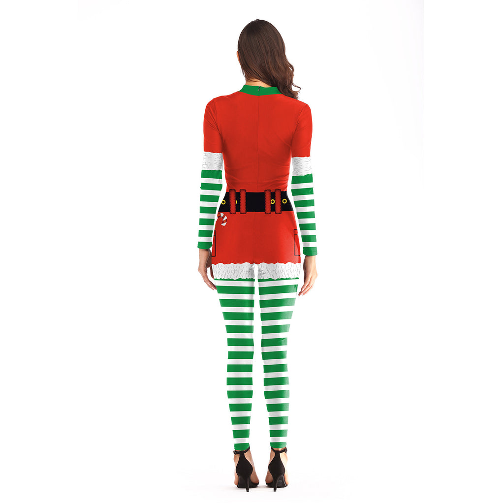 Santa Claus performance costume women's Christmas stage performance costume women