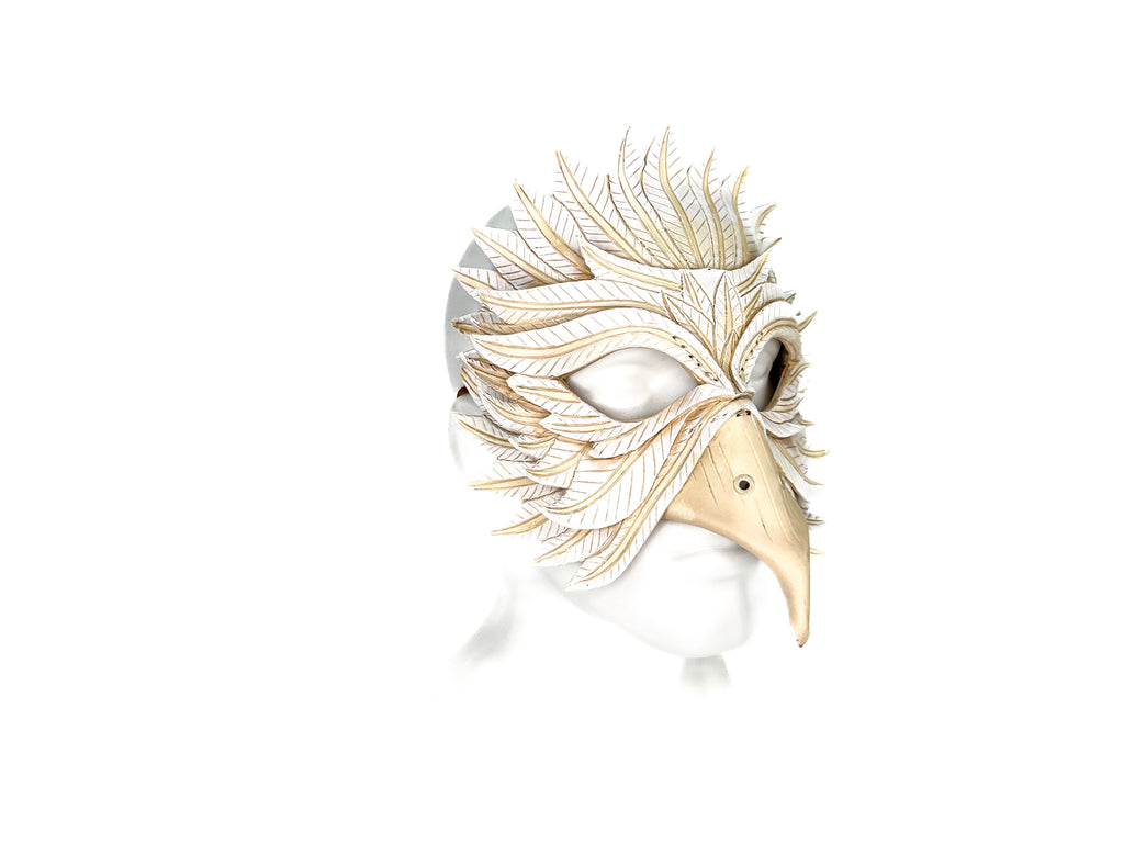 Dove Handmade Genuine Leather Mask