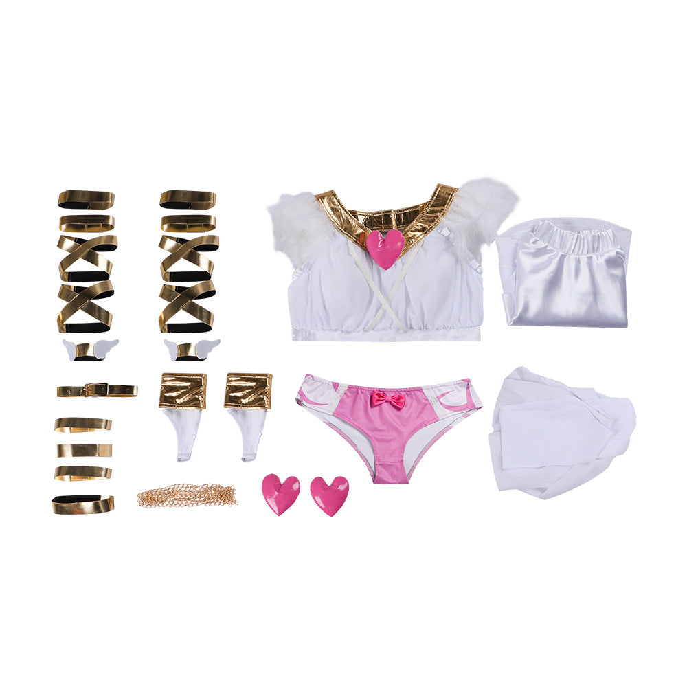 Strap Socks Angel Cosplay Costume Pandi Transformation Outfit St. Joan Battle Costume Cosplay Stage Performance Costume