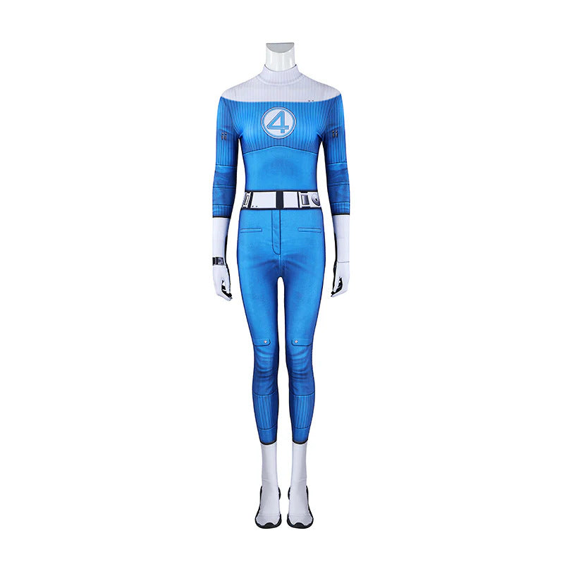 Fantastic Four Cosplay Jumpsuit Marvel Character Costume Halloween Performance Outfit