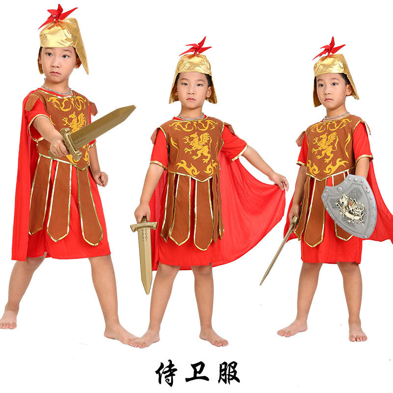 Children's party costume King costume minister costume liar costume emperor's new costume props King costume
