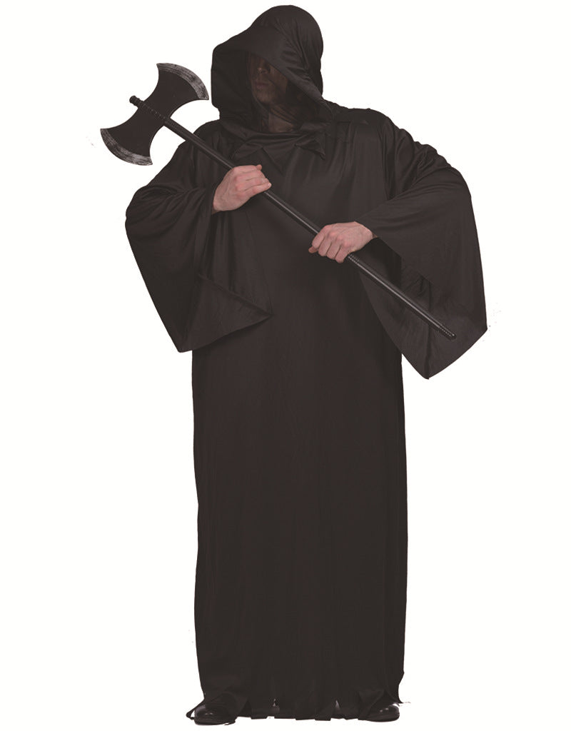 Amazon wish cross-border supply Halloween costume cold black robe warrior Cospaly props costume