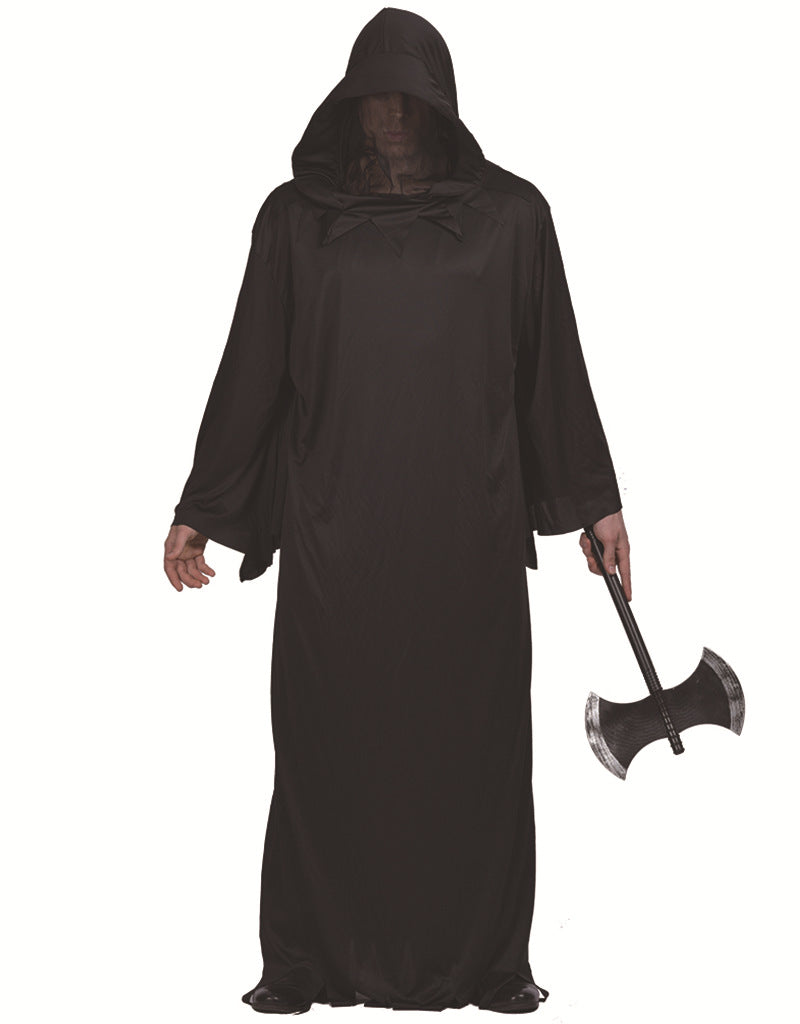 Amazon wish cross-border supply Halloween costume cold black robe warrior Cospaly props costume
