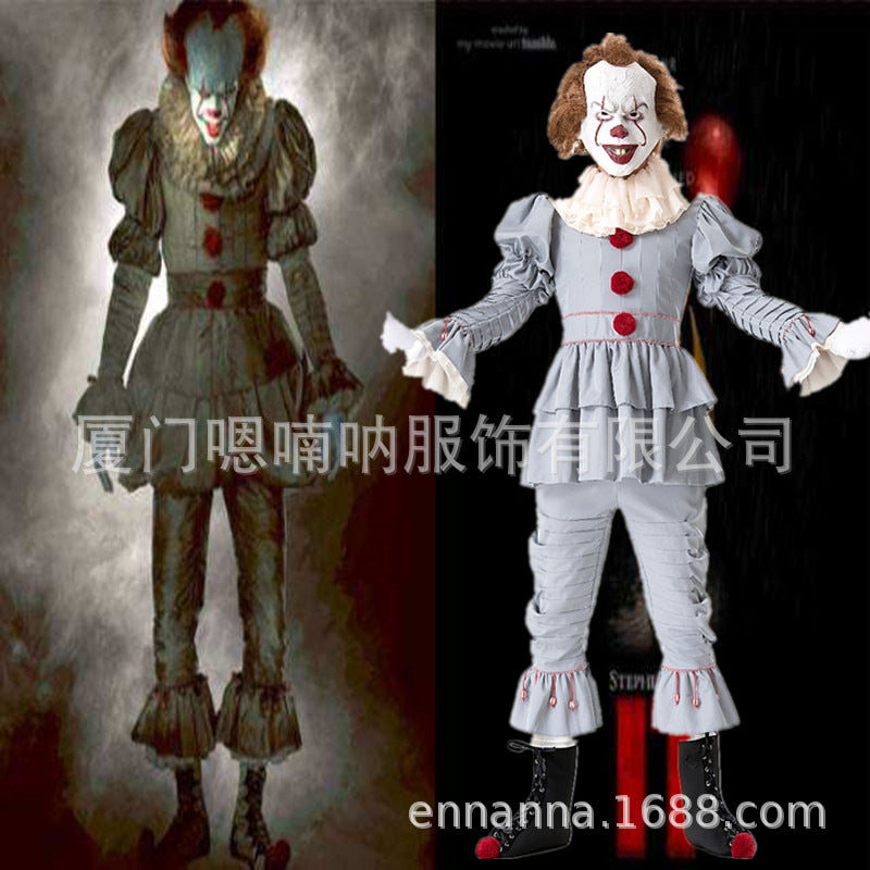 New Pennywise IT Halloween Cosplay Costume