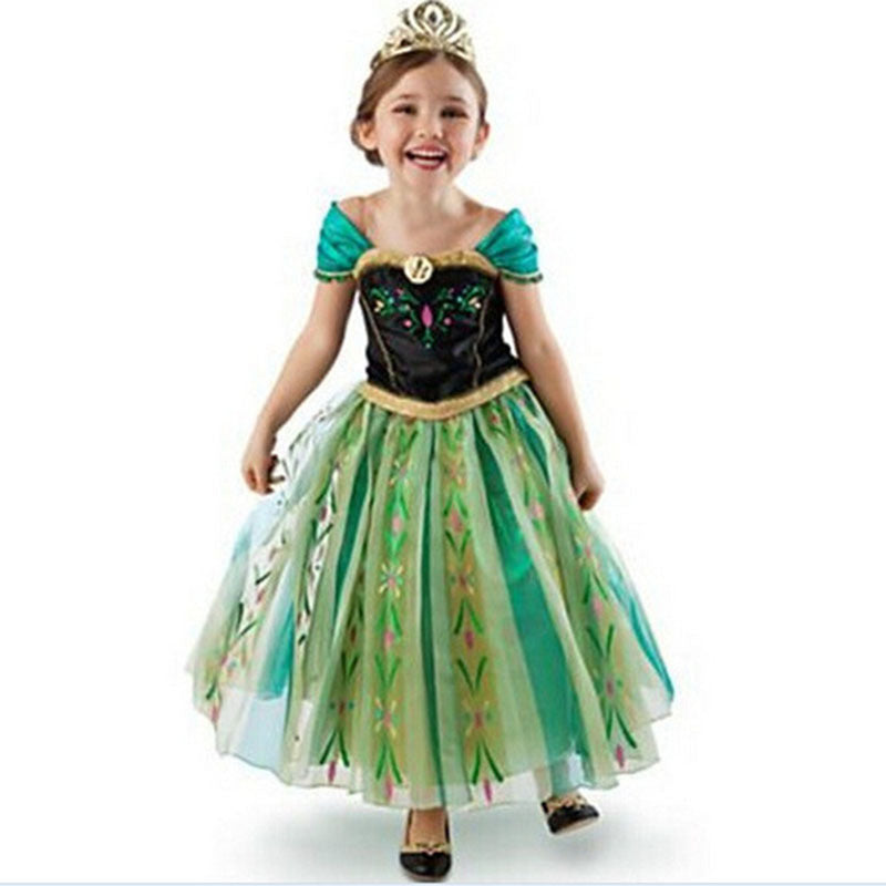 Halloween costume children's girl's princess dress dress performance costume dress girls party dress