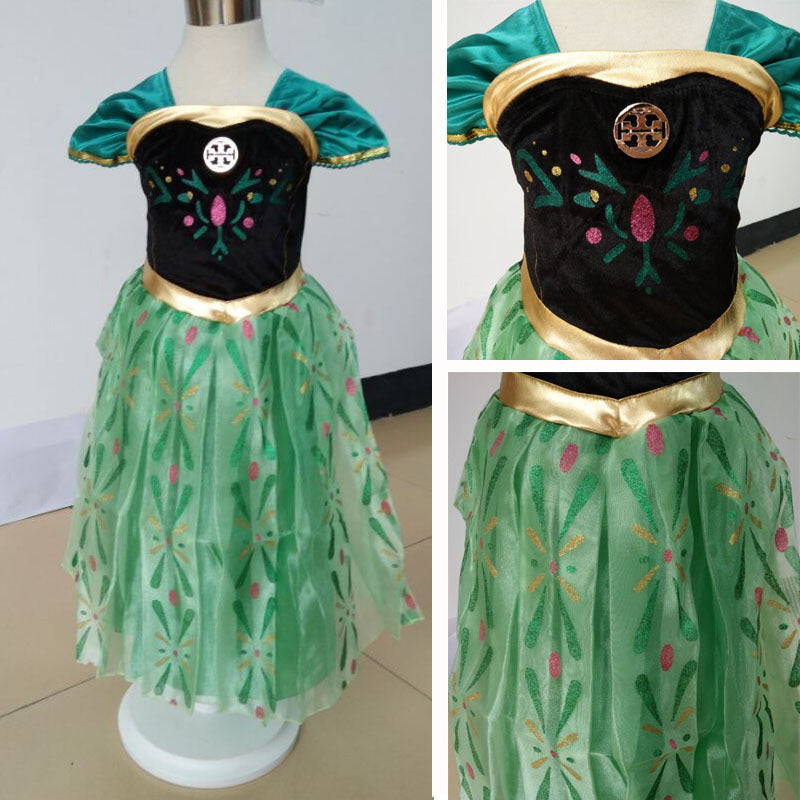 Halloween costume children's girl's princess dress dress performance costume dress girls party dress