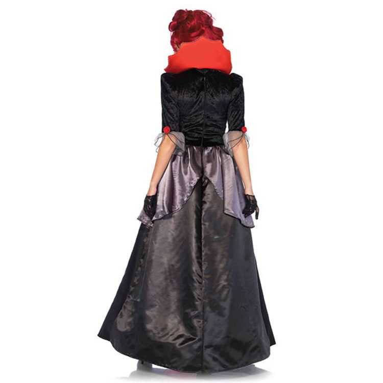 European Style Halloween Queen Vampire Cosplay Costume