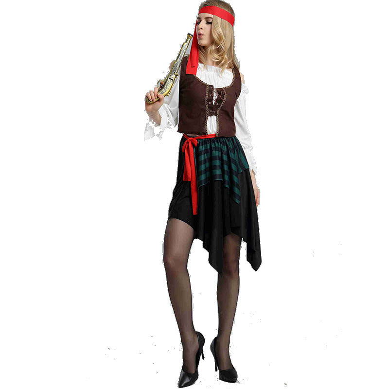 cosplay Halloween adult dress up costume clothing pirate costume adult pirate costume