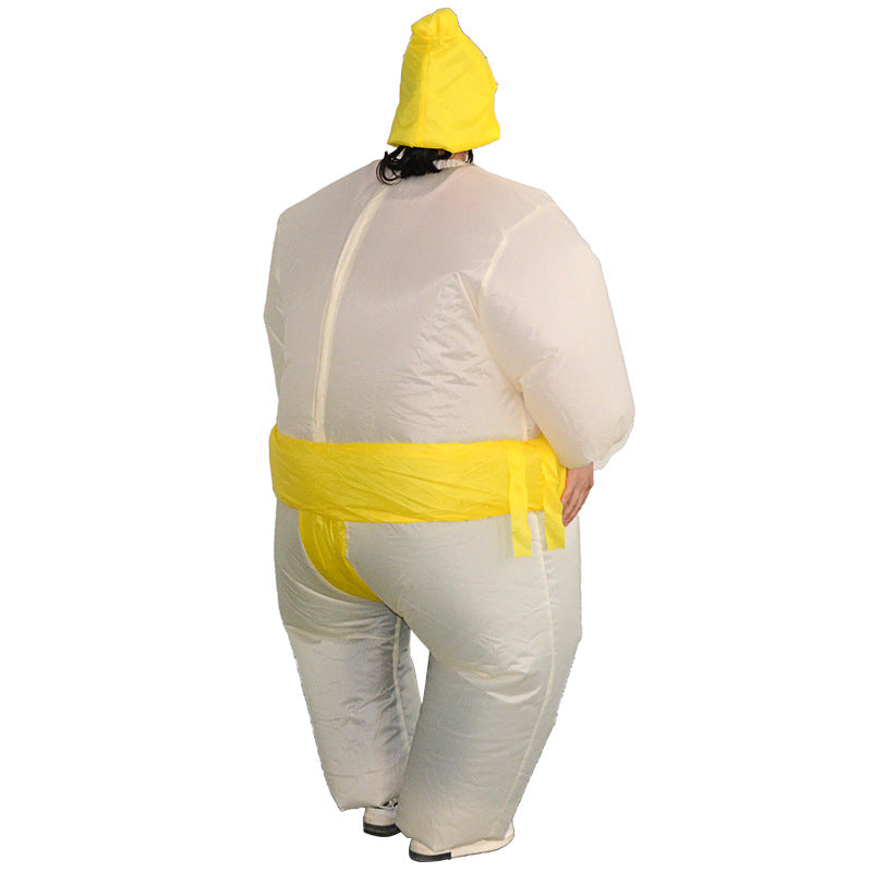 Halloween comedy show wrestling props fat funny inflatable doll costume sumo inflatable clothes