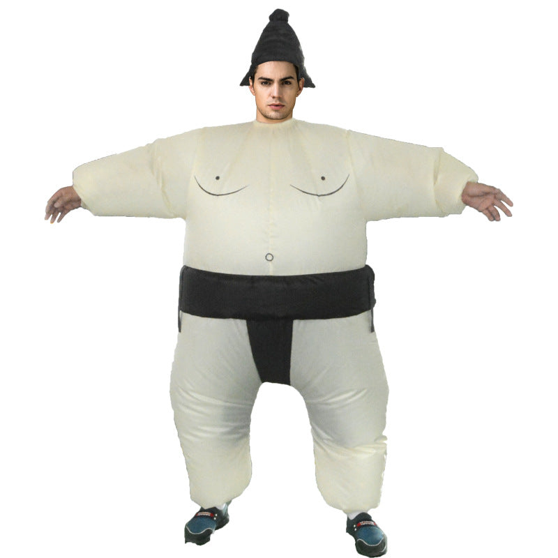 Halloween comedy show wrestling props fat funny inflatable doll costume sumo inflatable clothes